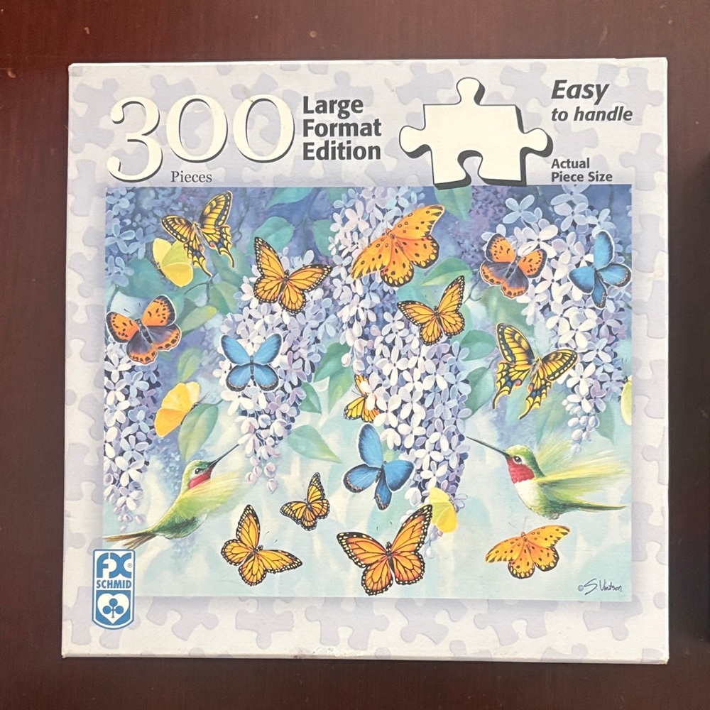 300-Piece Butterfly & Hummingbird Puzzle